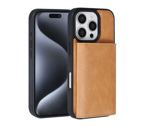 TUNIQ TUNIQ iPhone 16 Pro Backcover hoesje - met afneembare Pasjeshouder - Goud TUNIQ TUNIQ iPhone 16 Pro Backcover hoesje - met afneembare Pasjeshouder - Goud