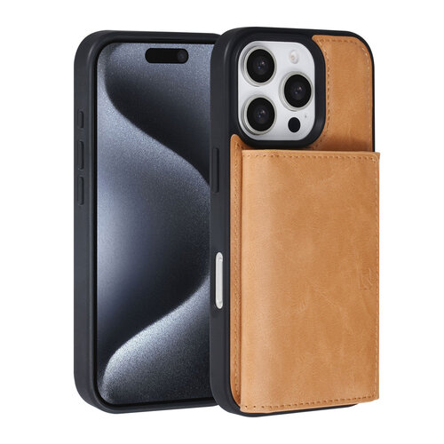 TUNIQ TUNIQ iPhone 16 Pro Back cover case - with removable card holder - Gold