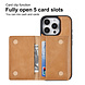TUNIQ TUNIQ iPhone 16 Pro Backcover hoesje - met afneembare Pasjeshouder - Goud TUNIQ TUNIQ iPhone 16 Pro Backcover hoesje - met afneembare Pasjeshouder - Goud