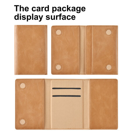 TUNIQ TUNIQ iPhone 16 Pro Back cover case - with removable card holder - Gold TUNIQ TUNIQ iPhone 16 Pro Back cover case - with removable card holder - Gold