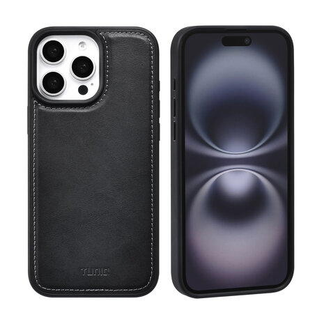 TUNIQ TUNIQ iPhone 16 Pro Max Book Case hoesje - Pasjeshouder voor 3 pasjes - met afneembaar magnetisch hoesje - Zwart TUNIQ TUNIQ iPhone 16 Pro Max Book Case hoesje - Pasjeshouder voor 3 pasjes - met afneembaar magnetisch hoesje - Zwart