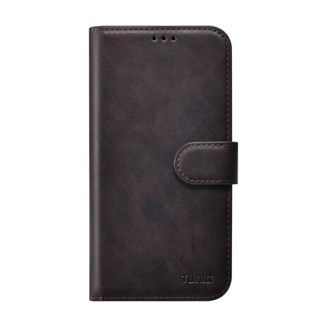 TUNIQ TUNIQ iPhone 16 Pro Book Case hoesje - Pasjeshouder voor 3 pasjes - met afneembaar magnetisch hoesje - Bruin TUNIQ TUNIQ iPhone 16 Pro Book Case hoesje - Pasjeshouder voor 3 pasjes - met afneembaar magnetisch hoesje - Bruin