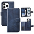 TUNIQ iPhone 16 Pro Book type housse - Porte-cartes pour 3 cartes - avec couvercle magnétique amovible - Bleu TUNIQ iPhone 16 Pro Book type housse - Porte-cartes pour 3 cartes - avec couvercle magnétique amovible - Bleu