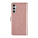 TUNIQ TUNIQ Galaxy A15 5G Book type case - Card holder for 3 cards - Magnetic closure - Hanger - Rose Gold TUNIQ TUNIQ Galaxy A15 5G Book type case - Card holder for 3 cards - Magnetic closure - Hanger - Rose Gold