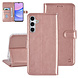 TUNIQ TUNIQ Galaxy A15 5G Book type case - Card holder for 3 cards - Magnetic closure - Hanger - Rose Gold TUNIQ TUNIQ Galaxy A15 5G Book type case - Card holder for 3 cards - Magnetic closure - Hanger - Rose Gold