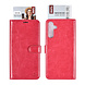 TUNIQ TUNIQ Galaxy A15 5G Book type case - Card holder for 3 cards - Magnetic closure - Hanger - Hot Pink TUNIQ TUNIQ Galaxy A15 5G Book type case - Card holder for 3 cards - Magnetic closure - Hanger - Hot Pink