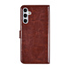 TUNIQ TUNIQ Galaxy A15 5G Book Case hoesje - Pasjeshouder voor 3 pasjes - Magneetsluiting - Hanger - Bruin TUNIQ TUNIQ Galaxy A15 5G Book Case hoesje - Pasjeshouder voor 3 pasjes - Magneetsluiting - Hanger - Bruin