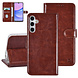 TUNIQ TUNIQ Galaxy A15 5G Book Case hoesje - Pasjeshouder voor 3 pasjes - Magneetsluiting - Hanger - Bruin TUNIQ TUNIQ Galaxy A15 5G Book Case hoesje - Pasjeshouder voor 3 pasjes - Magneetsluiting - Hanger - Bruin