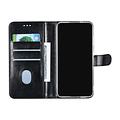 TUNIQ TUNIQ Galaxy A55 Book Case hoesje - Pasjeshouder voor 3 pasjes - Magneetsluiting - Hanger - Zwart