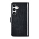 TUNIQ TUNIQ Galaxy A55 Book Case hoesje - Pasjeshouder voor 3 pasjes - Magneetsluiting - Hanger - Zwart TUNIQ TUNIQ Galaxy A55 Book Case hoesje - Pasjeshouder voor 3 pasjes - Magneetsluiting - Hanger - Zwart