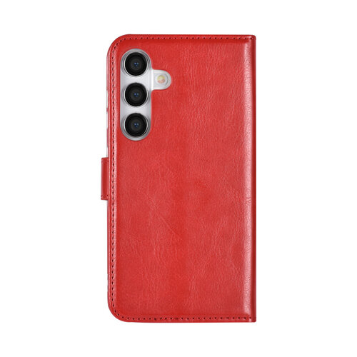 TUNIQ TUNIQ Galaxy A55 Book-Case hul - Kartenhalter für 3 Karten - Magnetverschluss - Aufhänger - Rot