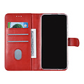 TUNIQ TUNIQ Galaxy A55 Book type case - Card holder for 3 cards - Magnetic closure - Hanger -Red