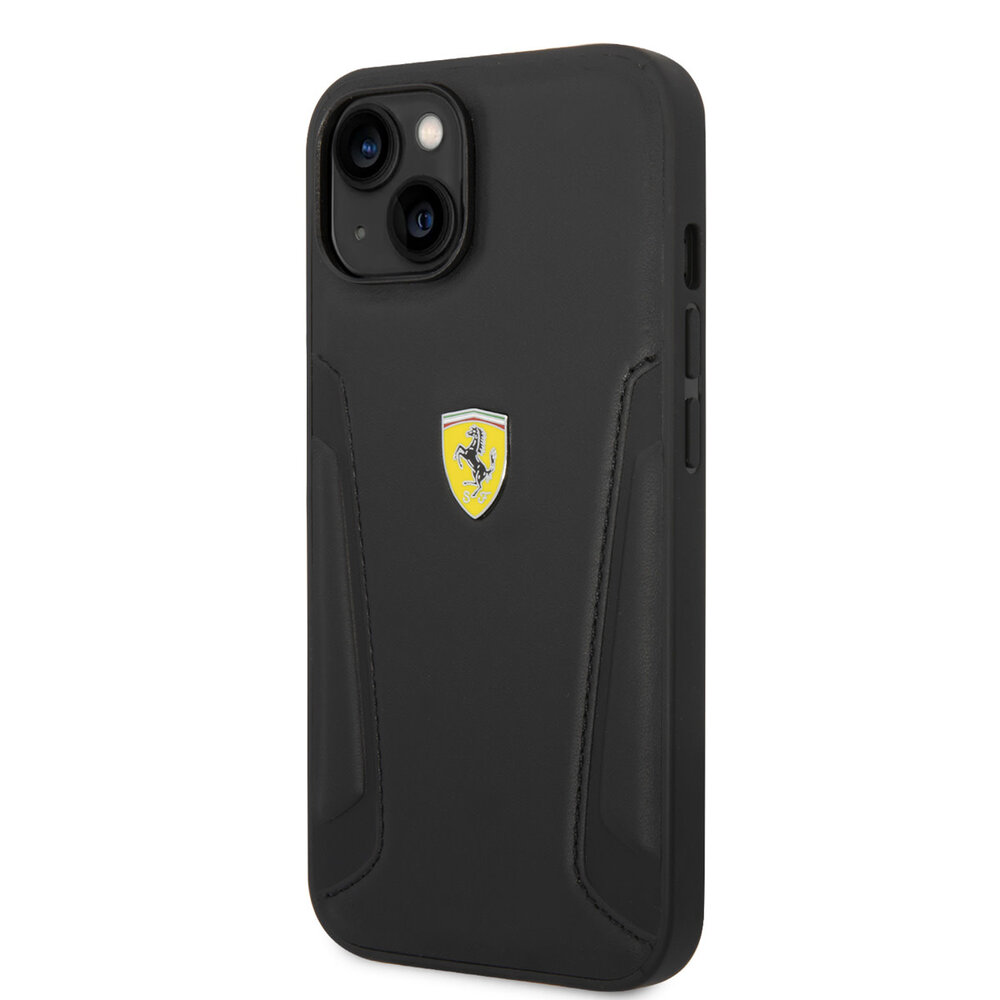 Ferrari Ferrari iPhone 14 & 13 Back cover case - Hot Stamp - Black Ferrari Ferrari iPhone 14 & 13 Back cover case - Hot Stamp - Black
