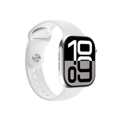 Green Lion Active 10 46mm Smart Watch - Silver