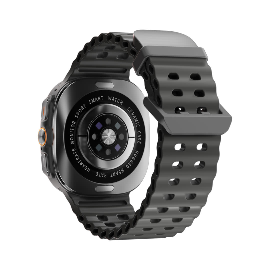 Porodo Voyager Smart Watch - with Orange band - Black, foto 6 van 6