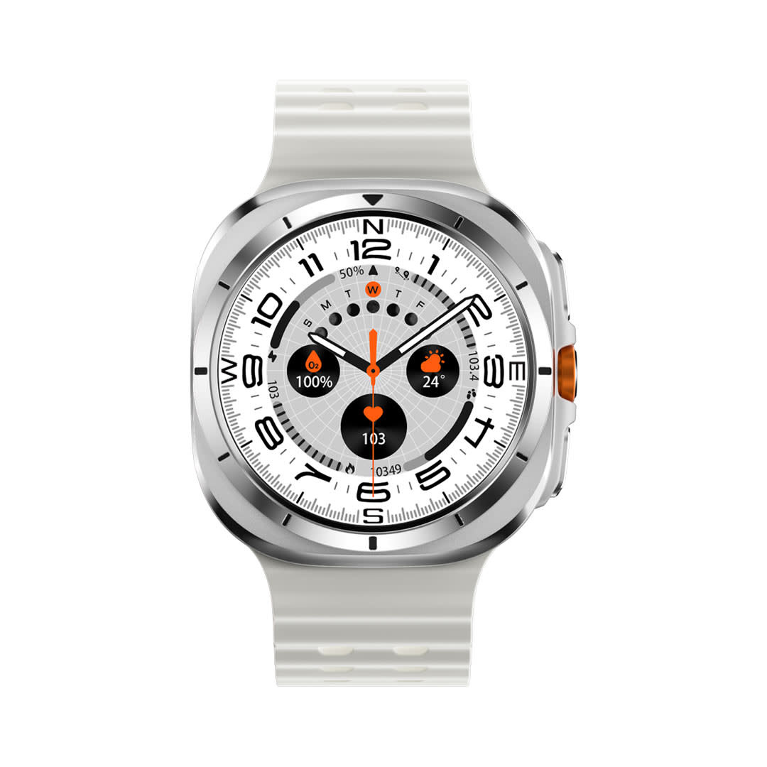 Porodo Voyager Smart Watch - Silver, foto 2 van 4