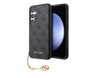 Guess Guess Galaxy S24 Backcover hoesje - 4G charm - Zwart Guess Guess Galaxy S24 Backcover hoesje - 4G charm - Zwart