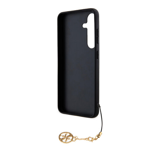 Guess Guess Galaxy S24 Backcover hoesje - 4G charm - Zwart