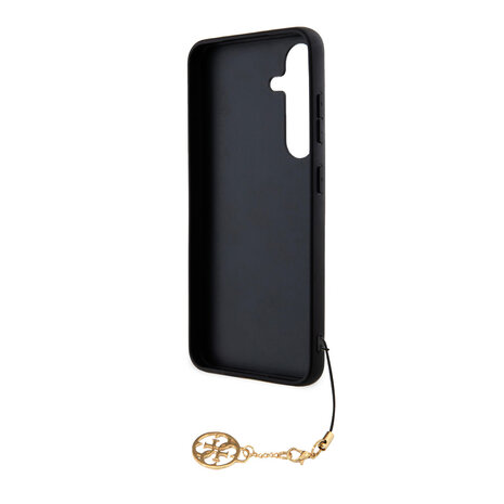 Guess Guess Galaxy S24 Back-Cover hul - 4G charm - Schwarz Guess Guess Galaxy S24 Back-Cover hul - 4G charm - Schwarz