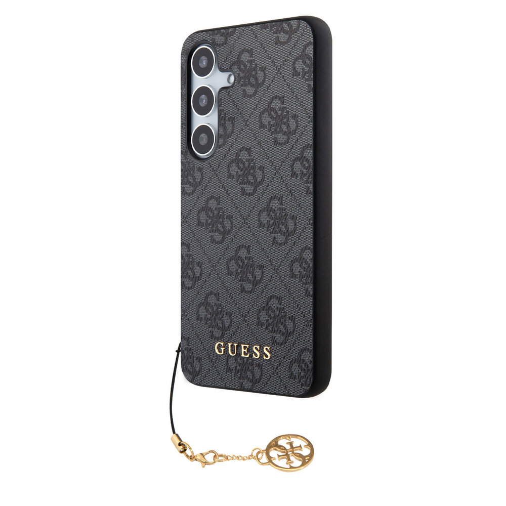 Guess Guess Galaxy S24 Backcover hoesje - 4G charm - Zwart Guess Guess Galaxy S24 Backcover hoesje - 4G charm - Zwart