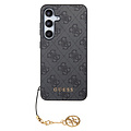 Guess Guess Galaxy S24 Backcover hoesje - 4G charm - Zwart
