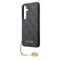 Guess Guess Galaxy S24 Backcover hoesje - 4G charm - Zwart