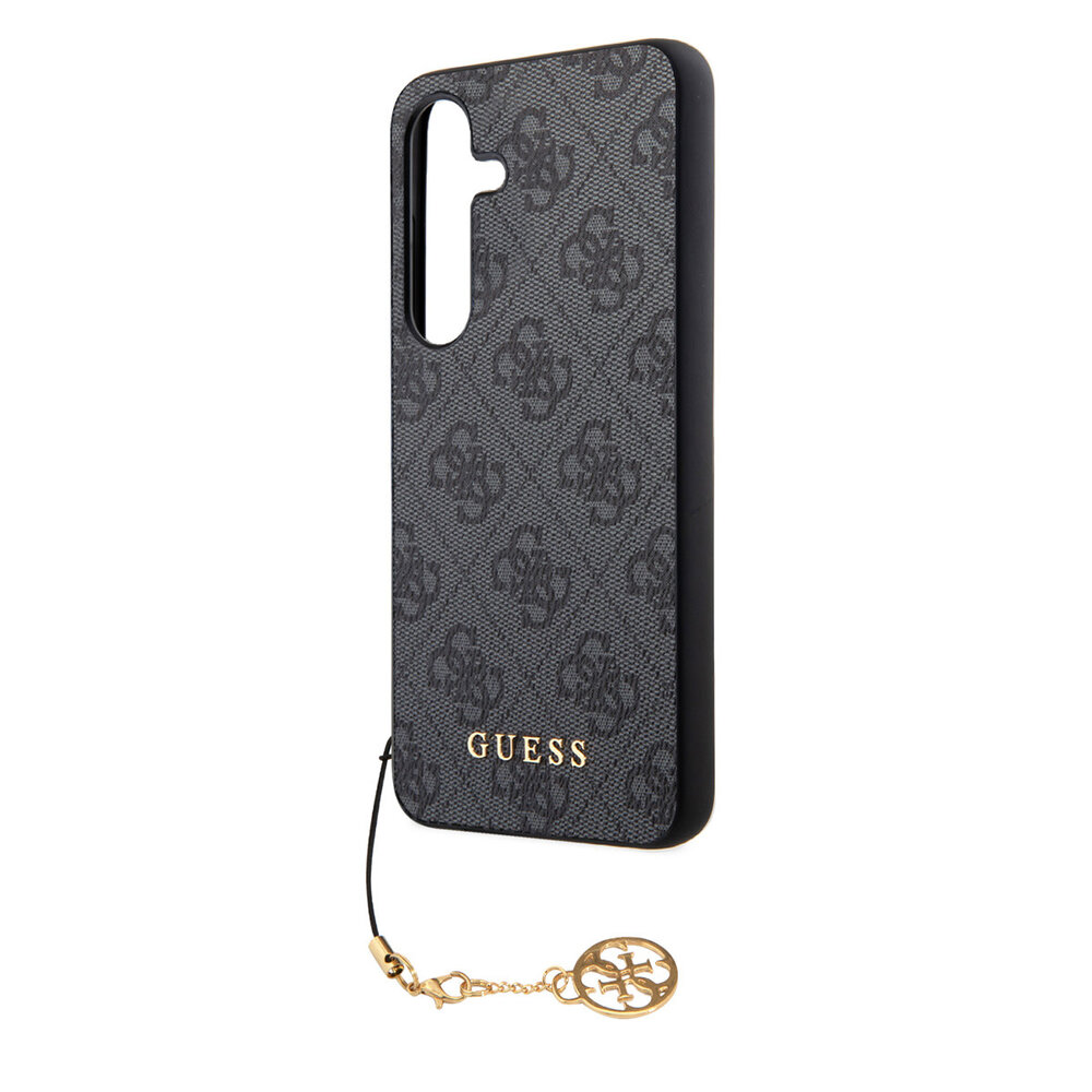 Guess Guess Galaxy S24 Backcover hoesje - 4G charm - Zwart Guess Guess Galaxy S24 Backcover hoesje - 4G charm - Zwart