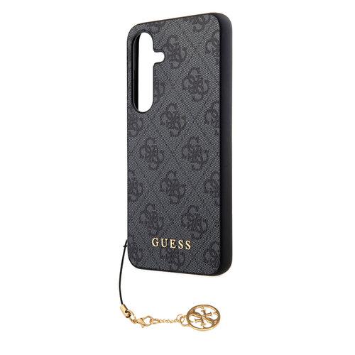 Guess Guess Galaxy S24 Backcover hoesje - 4G charm - Zwart