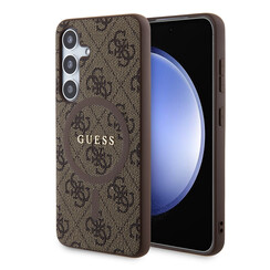 Guess Galaxy S24 Back-Cover hul - Magsafe - 4G Collection - Braun