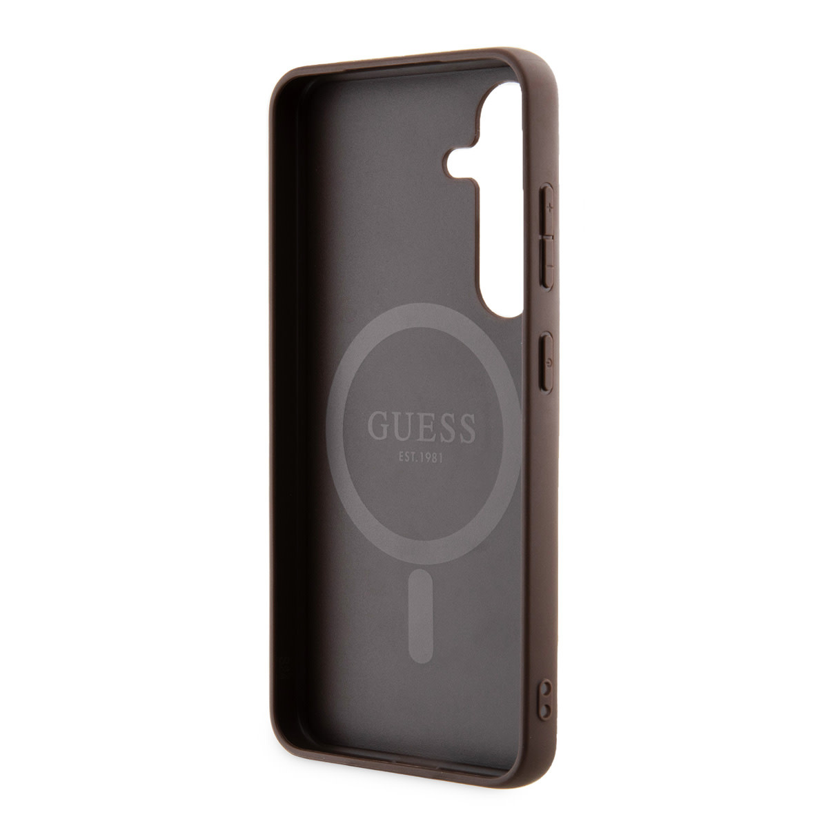 Guess Guess Galaxy S24 Backcover hoesje - Magsafe - 4G Collection - Bruin, foto 6 van 6