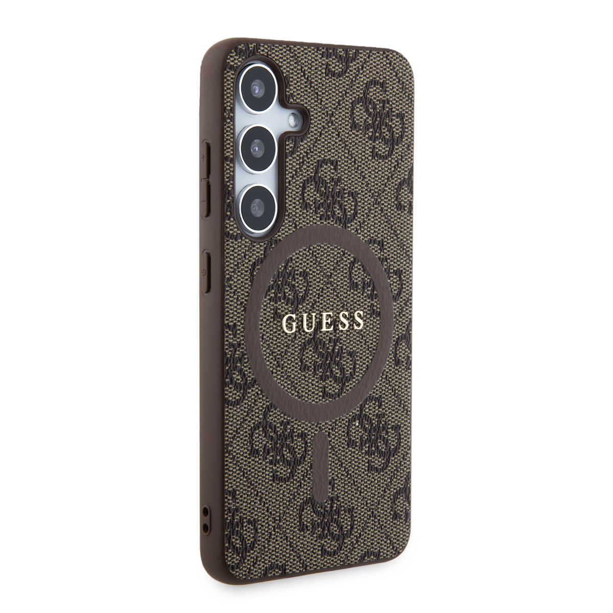 Guess Guess Galaxy S24 Backcover hoesje - Magsafe - 4G Collection - Bruin, foto 4 van 6