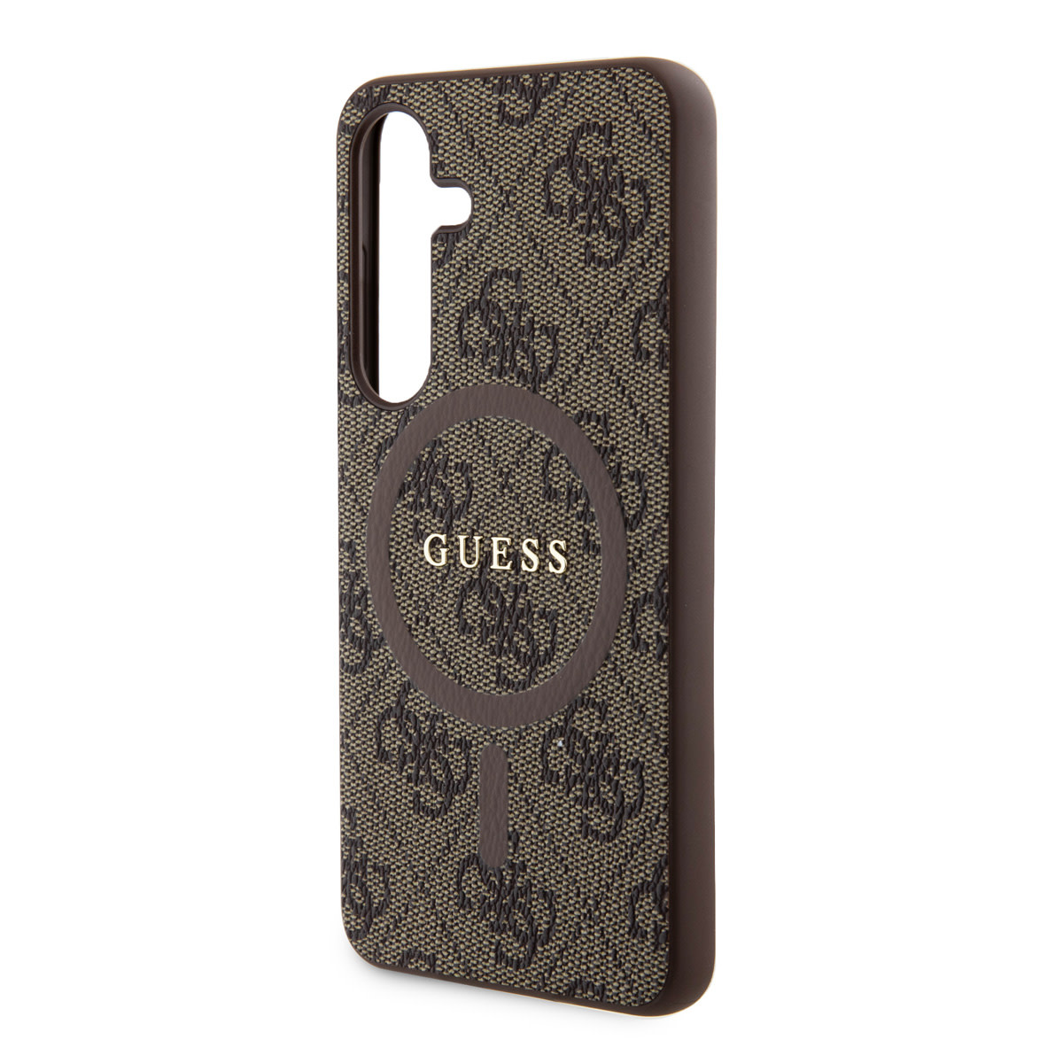 Guess Guess Galaxy S24 Backcover hoesje - Magsafe - 4G Collection - Bruin, foto 5 van 6