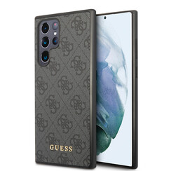 Guess Galaxy S24 Ultra Back cover case - 4G Metal Gold Logo - Black