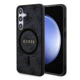 Guess Guess Galaxy S24 Back cover coque - Magsafe - 4G Collection - Noir Guess Guess Galaxy S24 Back cover coque - Magsafe - 4G Collection - Noir