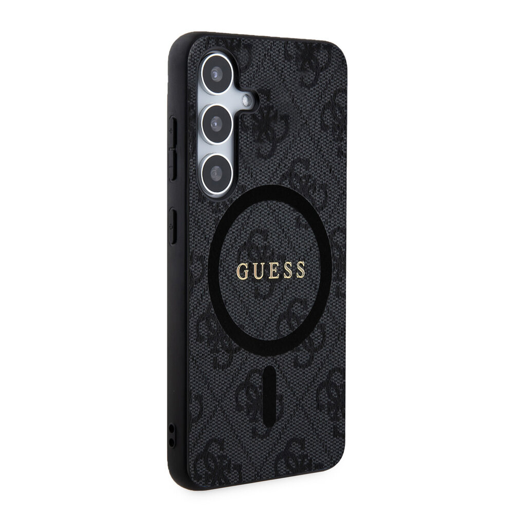 Guess Guess Galaxy S24 Back cover case - Magsafe - 4G Collection - Black Guess Guess Galaxy S24 Back cover case - Magsafe - 4G Collection - Black