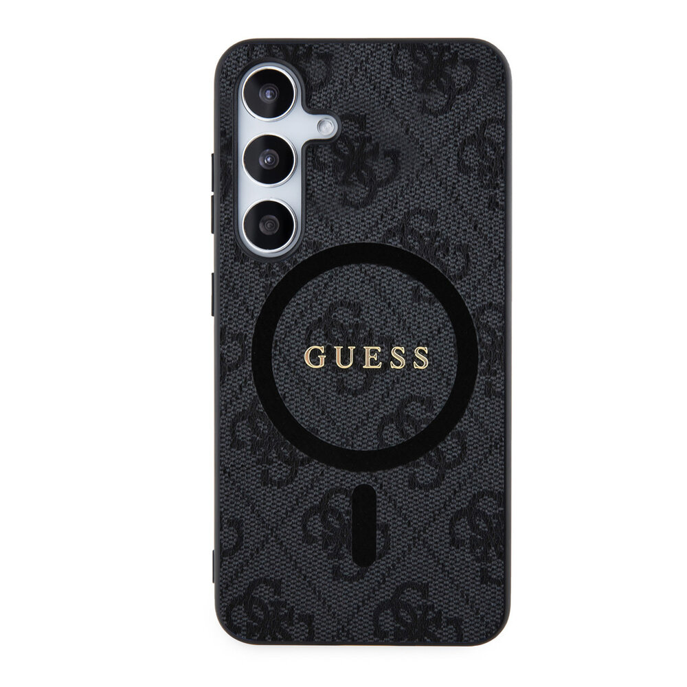 Guess Guess Galaxy S24 Back-Cover hul - Magsafe - 4G Collection - Schwarz Guess Guess Galaxy S24 Back-Cover hul - Magsafe - 4G Collection - Schwarz