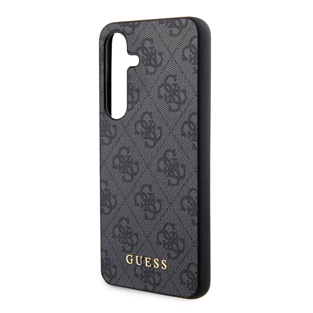 Guess Guess Galaxy S24 backcover cases - 4G Metal Gold Logo - Noir Guess Guess Galaxy S24 backcover cases - 4G Metal Gold Logo - Noir