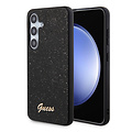 Guess Guess Galaxy S24 Back cover case - Glitter Script - Black