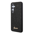 Guess Guess Galaxy S24 Backcover hoesje - Glitter Script - Zwart