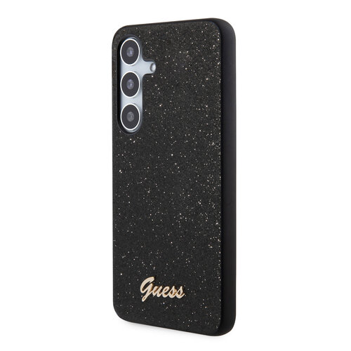 Guess Guess Galaxy S24 Back cover coque Glitter Script - Noir