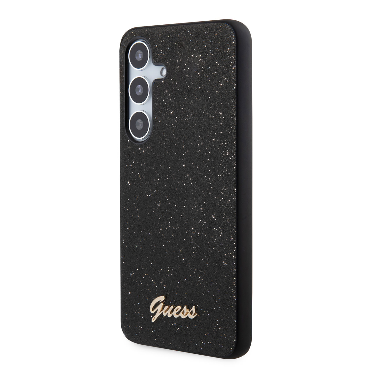 Guess Guess Galaxy S24 Backcover hoesje - Glitter Script - Zwart, foto 2 van 6