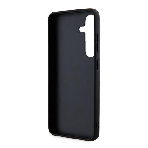Guess Guess Galaxy S24 Back cover case - Glitter Script - Black