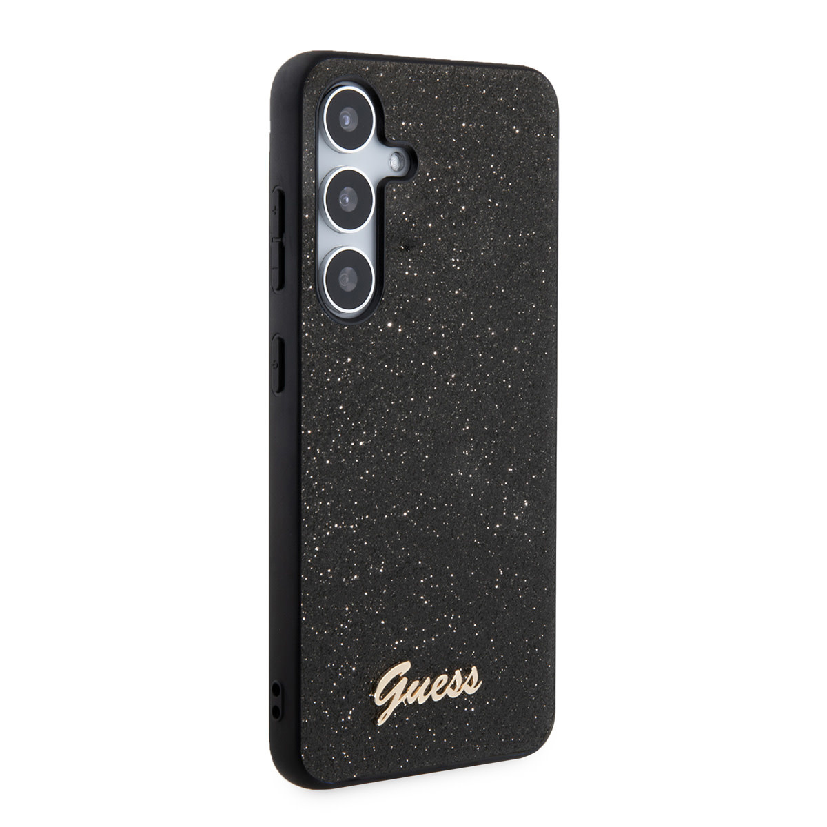 Guess Guess Galaxy S24 Backcover hoesje - Glitter Script - Zwart, foto 4 van 6