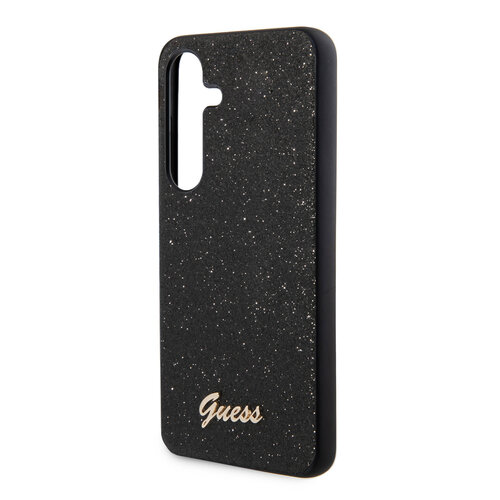 Guess Guess Galaxy S24 Back cover coque Glitter Script - Noir