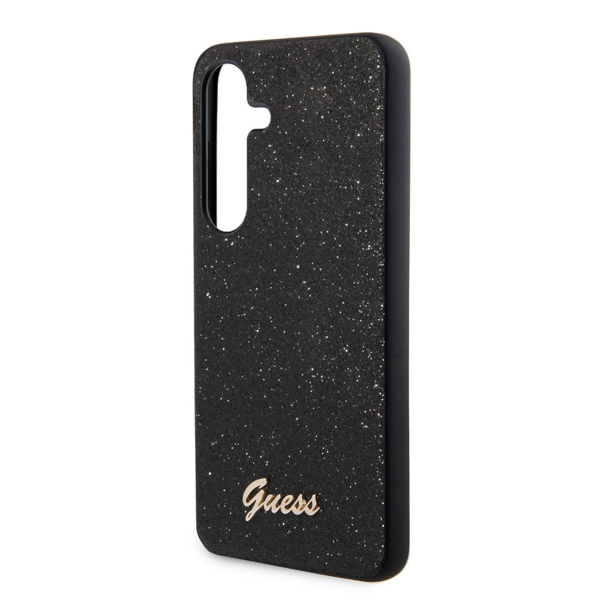 Guess Guess Galaxy S24 Backcover hoesje - Glitter Script - Zwart, foto 5 van 6