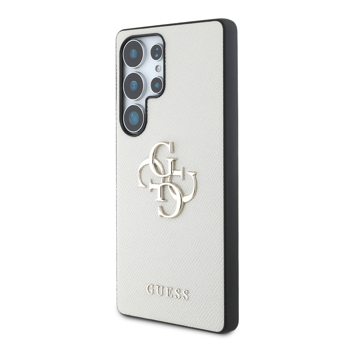 Guess Guess Galaxy S25 Ultra Backcover hoesje - Grained - Big 4G Logo - Beige, foto 2 van 6