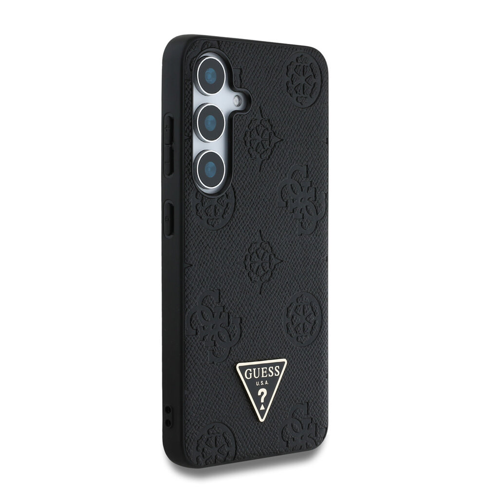 Guess Guess Galaxy S25 Back cover coque - Magsafe - Grained Hot Stamp Peony Logo - Noir Guess Guess Galaxy S25 Back cover coque - Magsafe - Grained Hot Stamp Peony Logo - Noir