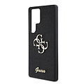 Guess Guess Galaxy S25 Ultra Backcover hoesje - Fixed Glitter - Big 4G Metal Logo - Zwart
