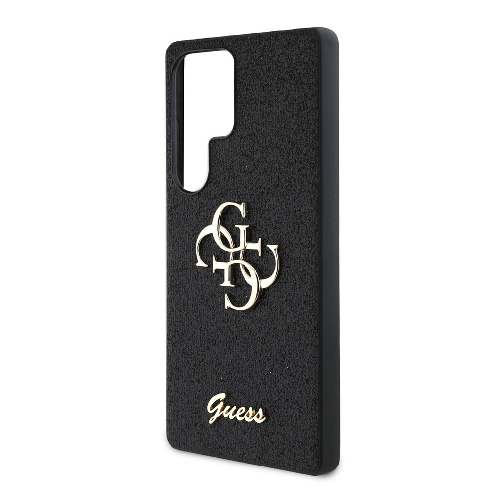 Guess Guess Galaxy S25 Ultra Back cover case - Fixed Glitter - Big 4G Metal Logo - Black Guess Guess Galaxy S25 Ultra Back cover case - Fixed Glitter - Big 4G Metal Logo - Black
