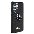 Guess Guess Galaxy S25 Ultra Backcover hoesje - Fixed Glitter - Big 4G Metal Logo - Zwart